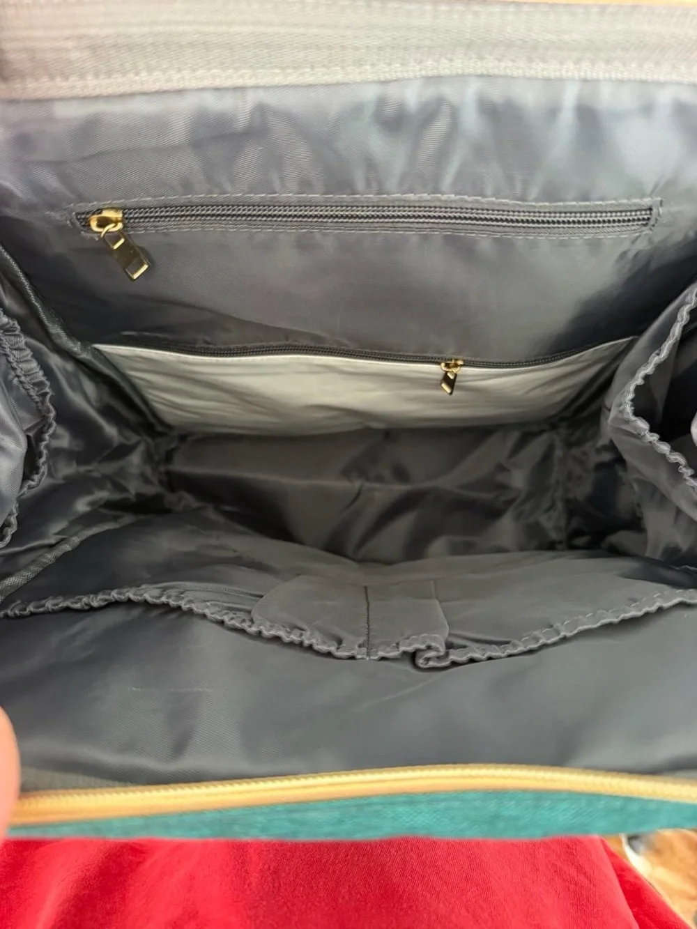 Teal Diaper Bag with Changing Station